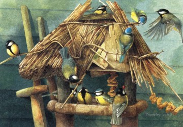  oiseaux - maison pour tomtits oiseaux